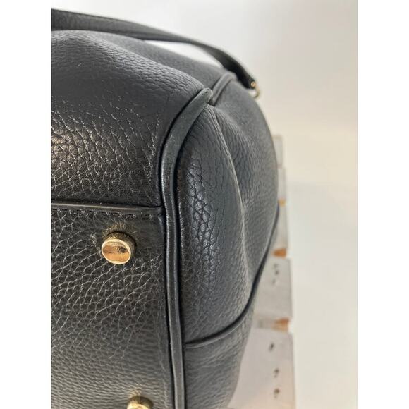 KATE SPADE LARGE BLACK PEBLED LEATHER WOMENS SHOULDER BAG - Picture 8 of 16